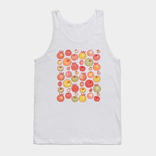 Tomatoes Illustration Art Tank Top